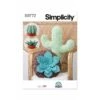 Simplicity Sewing Pattern S9772 Cactus Succulent Cushions By Carla Reiss Design -OHSEWCRAFTY simplicity sewing pattern s9772 cactus succulent cushions by carla reiss design