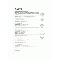 Simplicity Sewing Pattern S9772 Cactus Succulent Cushions By Carla Reiss Design -OHSEWCRAFTY simplicity sewing pattern s9772 cactus succulent cushions by carla reiss design 4