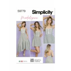 Simplicity Sewing Pattern S9779 Misses' Dress Two Lengths By Madalynne Intimates