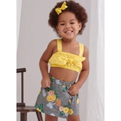 Simplicity Sewing Pattern S9797 Toddlers' Summer Tops, Skort, Trousers And Hat -OHSEWCRAFTY simplicity sewing pattern s9797 toddlers summer tops skort trousers and hat 1