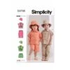 Simplicity Sewing Pattern S9798 Toddlers' Top, Trousers, Shorts And Bucket Hat -OHSEWCRAFTY simplicity sewing pattern s9798 toddlers top trousers shorts and bucket hat