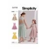 Simplicity Sewing Pattern S9799 Children's And Girls' Easy-To-Sew Party Dresses -OHSEWCRAFTY simplicity sewing pattern s9799 children s and girls easy to sew party dresses