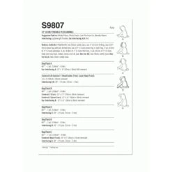 Simplicity Sewing Pattern S9807 Poseable Plush Animals By Elaine Heigl Designs -OHSEWCRAFTY simplicity sewing pattern s9807 poseable plush animals by elaine heigl designs 6