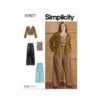 Simplicity Sewing Pattern S9827 Women's Trousers Two Lengths, Camisole, Cardigan -OHSEWCRAFTY simplicity sewing pattern s9827 women s trousers two lengths camisole cardigan