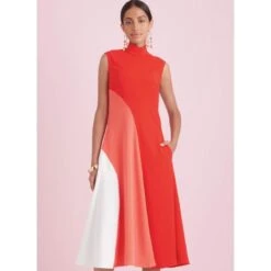 Simplicity Sewing Pattern S9886 Misses’ Fitted Dress With Length Variations -OHSEWCRAFTY simplicity sewing pattern s9886 misses fitted dress with length variations 1