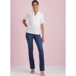 Simplicity Sewing Pattern S9889 Misses’ Raised-Waist Tops With Shawl Collar 12 Simplicity Sewing Pattern S9889 Misses’ Raised-Waist Tops With Shawl Collar -OHSEWCRAFTY simplicity sewing pattern s9889 misses raised waist tops with shawl collar 2