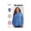 Simplicity Sewing Pattern S9890 Women’s Raised-Waist Tops With Shawl Collar -OHSEWCRAFTY simplicity sewing pattern s9890 womens raised waist tops with shawl collar