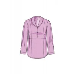 Simplicity Sewing Pattern S9890 Women’s Raised-Waist Tops With Shawl Collar -OHSEWCRAFTY simplicity sewing pattern s9890 womens raised waist tops with shawl collar 4
