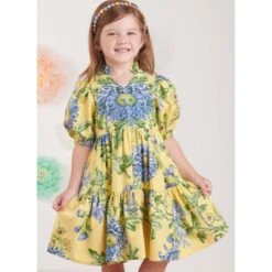 Simplicity Sewing Pattern S9900 Children’s Dress With Sleeve & Length Variations -OHSEWCRAFTY simplicity sewing pattern s9900 childrens dress with sleeve length variations 5