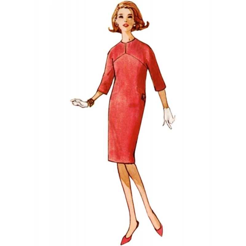 Simplicity Sewing Pattern S9915 Misses’ Vintage 1960s One And Two-Piece Dresses 4 Simplicity Sewing Pattern S9915 Misses’ Vintage 1960s One And Two-Piece Dresses - Image 2