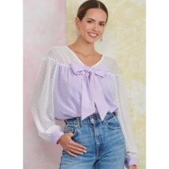 Simplicity Sewing Pattern S9921 Misses’ Relaxed Fit Top With Sleeve Variations -OHSEWCRAFTY simplicity sewing pattern s9921 misses relaxed fit top with sleeve variations 1