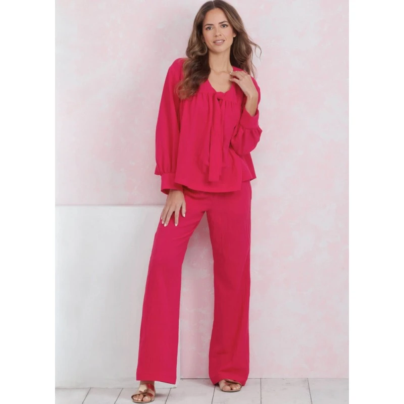 Simplicity Sewing Pattern S9928 Misses’ Loose Fit Lounge Tops, Trousers & Shorts 9 Simplicity Sewing Pattern S9928 Misses’ Loose Fit Lounge Tops, Trousers & Shorts - Image 7