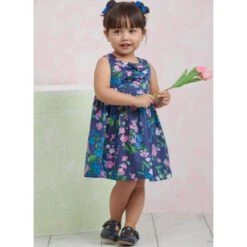 Simplicity Sewing Pattern S9932 Toddlers’ Open Backed Dress, Top And Trousers -OHSEWCRAFTY simplicity sewing pattern s9932 toddlers open backed dress top and trousers 5