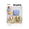 Simplicity Sewing Pattern S9935 Tote Bags And Pickleball Paddle Covers Average -OHSEWCRAFTY simplicity sewing pattern s9935 tote bags and pickleball paddle covers average