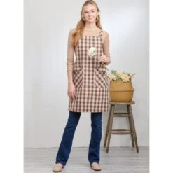 Simplicity Sewing Pattern S9938 Misses’ Easy To Sew Pullover Aprons With Pockets -OHSEWCRAFTY simplicity sewing pattern s9938 misses easy to sew pullover aprons with pockets 4