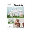 Simplicity Sewing Pattern S9941 Adorable Plush Bears And Bunnies In Three Sizes -OHSEWCRAFTY simplicity sewing pattern s9941 adorable plush bears and bunnies in three sizes
