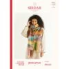 Sirdar Crochet Pattern 10289 Women's Fringed Scarf Wrap Shawl In Jewelspun