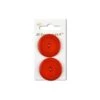 Sirdar Elegant Round Plain Red Plastic Button 34mm 2 Pack 397 -OHSEWCRAFTY sirdar elegant round plain red plastic button 34mm 2 pack 397
