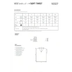 Sirdar Hayfield Knitting Pattern 10327 V Neck Jumper Tank Top Soft Twist DK