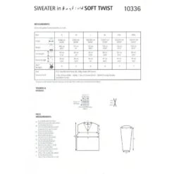 Sirdar Hayfield Knitting Pattern 10336 V Neck Sweater Jumper Soft Twist DK