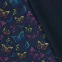 Soft Shell Fabric Fleece Backed Colourful Butterflies 145cm Wide 9 Soft Shell Fabric Fleece Backed Colourful Butterflies 145cm Wide -OHSEWCRAFTY soft shell fabric fleece backed colourful butterflies 145cm wide 3
