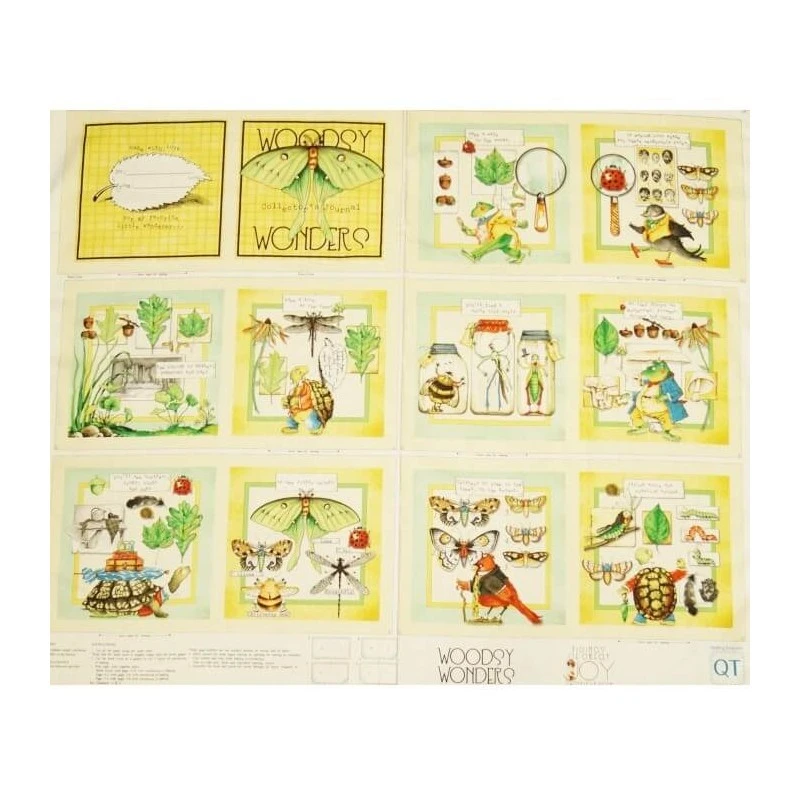 Storybook Woodsy Wonders Panel 100% Cotton Patchwork Fabric (Quilting Treasures) 3 Storybook Woodsy Wonders Panel 100% Cotton Patchwork Fabric (Quilting Treasures)