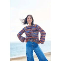 Stylecraft For The Love Of Stripes Knitting Pattern 10096 Sweaters