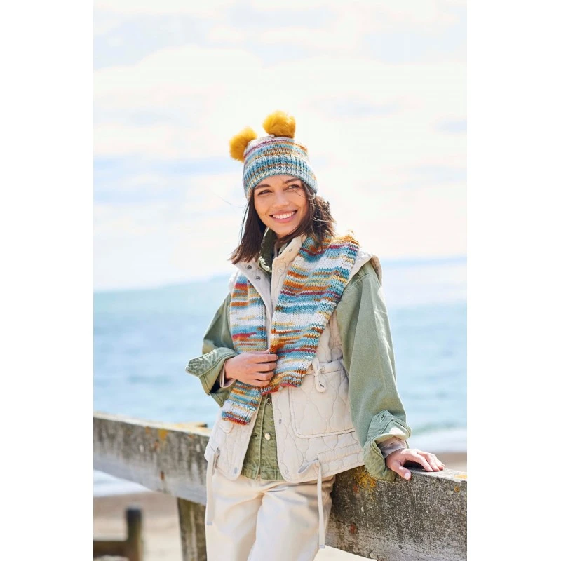 Stylecraft For The Love Of Stripes Knitting Pattern 10098 Scarves & Hats 3 Stylecraft For The Love Of Stripes Knitting Pattern 10098 Scarves & Hats