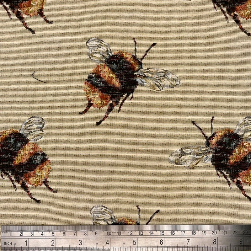 Tapestry Fabric Bumble Bee Or Panel Upholstery Furnishings Curtains 140cm Wide 4 Tapestry Fabric Bumble Bee Or Panel Upholstery Furnishings Curtains 140cm Wide - Image 2