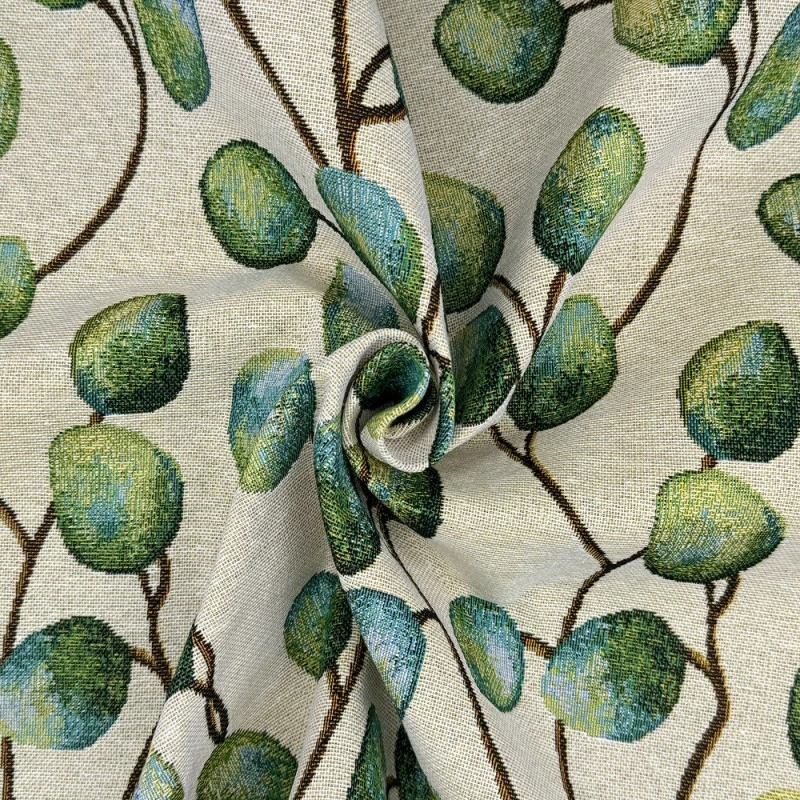 Tapestry Fabric Eucalyptus Leaves Big Leaf Upholstery Furniture 140cm Wide 5 Tapestry Fabric Eucalyptus Leaves Big Leaf Upholstery Furniture 140cm Wide - Image 3