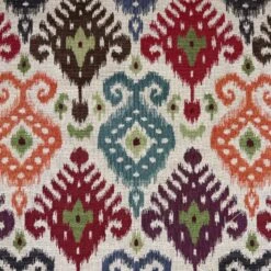 Tapestry Fabric Ikat Multi Style Indonesian Upholstery Furniture 140cm Wide