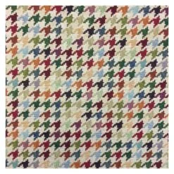Tapestry Fabric Multi Hounds Tooth Upholstery Furnishings Curtains 140cm Wide