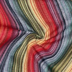 Tapestry Fabric Rainbow Stripes Upholstery Furnishings Curtains 140cm Wide -OHSEWCRAFTY tapestry fabric rainbow stripes upholstery furnishings curtains 140cm wide 2