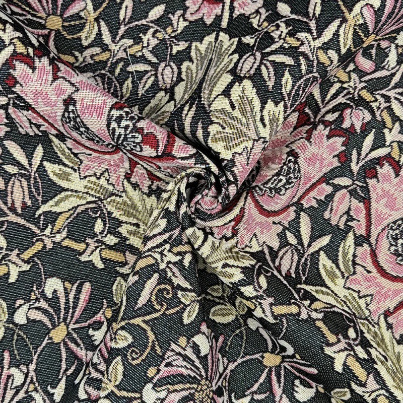 Tapestry Fabric William Morris Honeysuckle Floral Flower Damask Leaf 140cm Wide 5 Tapestry Fabric William Morris Honeysuckle Floral Flower Damask Leaf 140cm Wide - Image 3