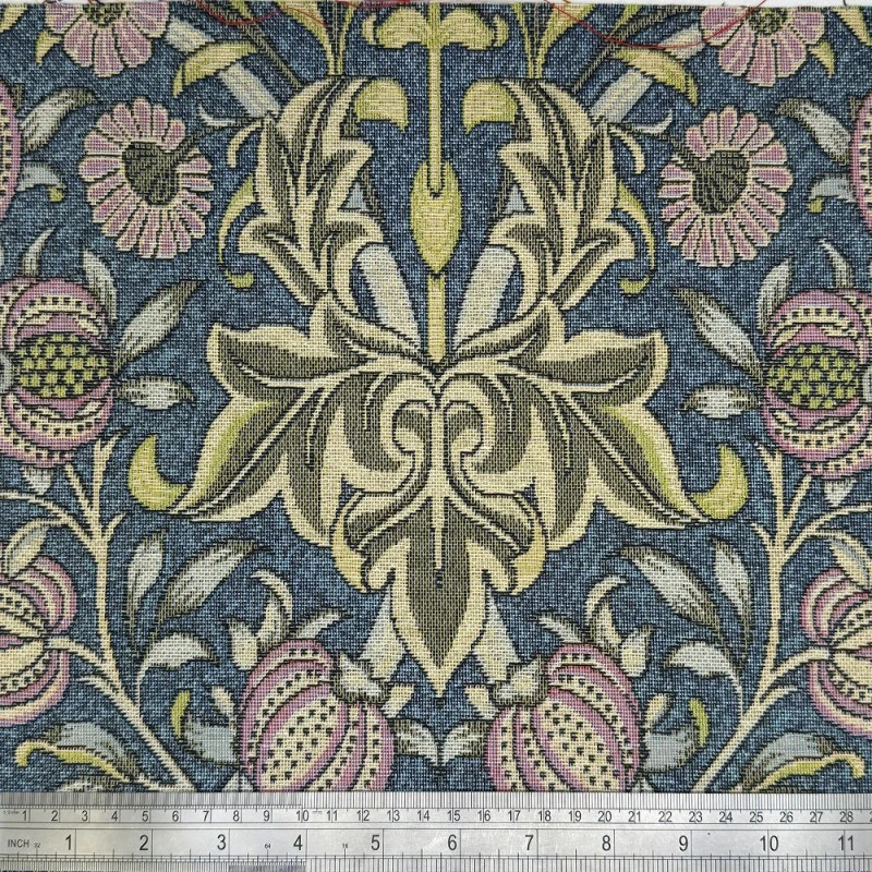 Tapestry Fabric William Morris Lily & Pomegranate Floral Flower Fruit 140cm Wide 4 Tapestry Fabric William Morris Lily & Pomegranate Floral Flower Fruit 140cm Wide - Image 2