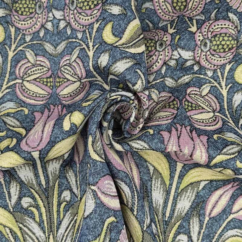 Tapestry Fabric William Morris Lily & Pomegranate Floral Flower Fruit 140cm Wide 5 Tapestry Fabric William Morris Lily & Pomegranate Floral Flower Fruit 140cm Wide - Image 3
