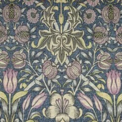 Tapestry Fabric William Morris Lily & Pomegranate Floral Flower Fruit 140cm Wide