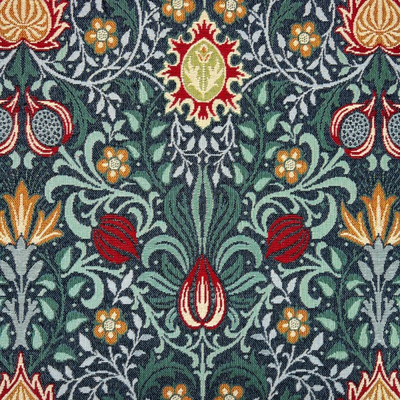 Tapestry Fabric William Morris Persian Floral Flower Damask Fruit 140cm Wide 3 Tapestry Fabric William Morris Persian Floral Flower Damask Fruit 140cm Wide