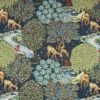 Tapestry Fabric William Morris The Brook Trees Deer Animals Nature 140cm Wide -OHSEWCRAFTY tapestry fabric william morris the brook trees deer animals nature 140cm wide