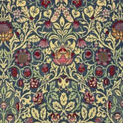 Tapestry Fabric William Morris Violet And Columbine Floral Flower 140cm Wide