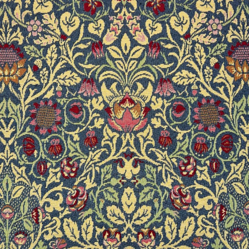 Tapestry Fabric William Morris Violet And Columbine Floral Flower 140cm Wide 3 Tapestry Fabric William Morris Violet And Columbine Floral Flower 140cm Wide