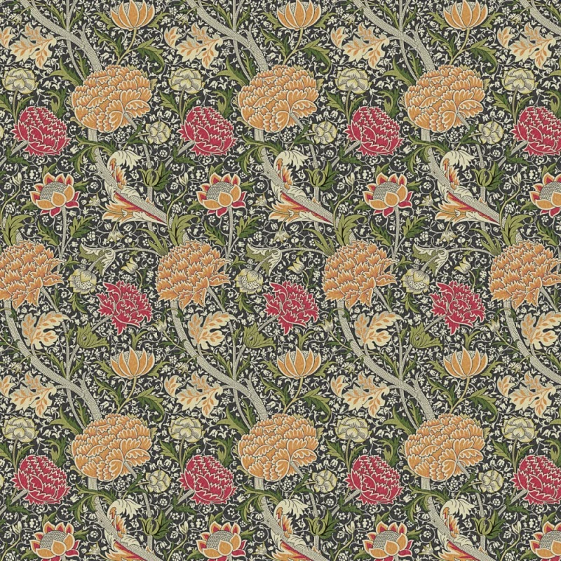 Teflon Coated 100% Digital Cotton Fabric Panama William Morris The Cray 140cm Wide 3 Teflon Coated 100% Digital Cotton Fabric Panama William Morris The Cray 140cm Wide