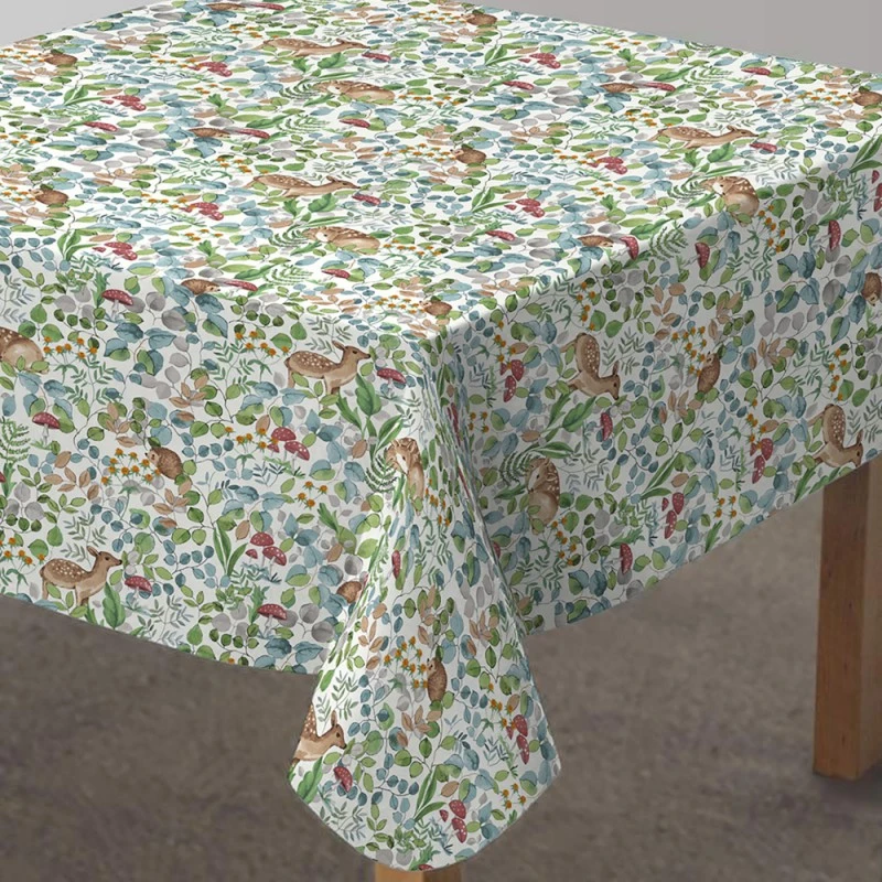 Teflon Coated Panama Fabric Cotton Rich Canvas Bosco Woodland Animals 140cm Wide 3 Teflon Coated Panama Fabric Cotton Rich Canvas Bosco Woodland Animals 140cm Wide