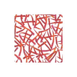 The Very Hungry Caterpillar Texture Sticks Red 100% Cotton Fabric (Makower)