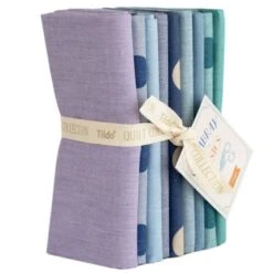 Tilda 9 X Fat Quarter Bundle Chambray Summer Blues