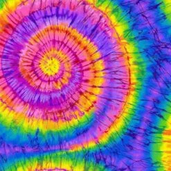 Timeless Treasures Fabric Cassidy Multi Tie-Dye Cotton Digital 112cm Wide