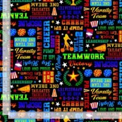 Timeless Treasures Fabric Cheerleader Words Text Cotton Digital 112cm Wide 5 Timeless Treasures Fabric Cheerleader Words Text Cotton Digital 112cm Wide -OHSEWCRAFTY timeless treasures fabric cheerleader words text cotton digital 112cm wide 1