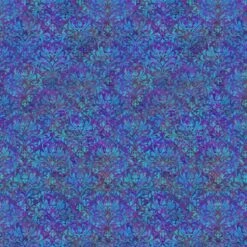 Timeless Treasures Fabric Peacock Damask Wallpaper Cotton Digital 112cm Wide