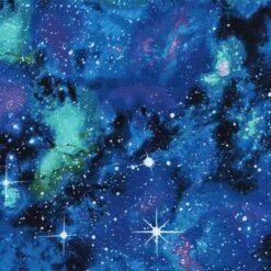 Timeless Treasures Fabric Space Galaxy Cosmic Stars Cotton Digital 112cm Wide