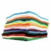Trimits 100 X Acrylic Felt 23 X 30cm Assorted Colours Pack